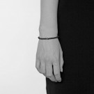 Elastiskt Grått Armband Velvet Hematit Dansk Smykkekunst