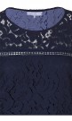 Marinblå Spetsklänning KLEO Ze-Ze