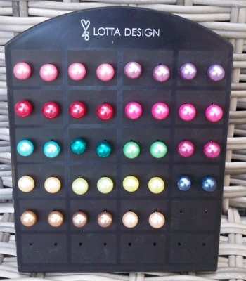Örhängen Pärlor Pastellfärger Lotta Design