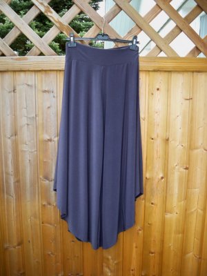 Mörkgrå Vadlång Byxkjol Plus size