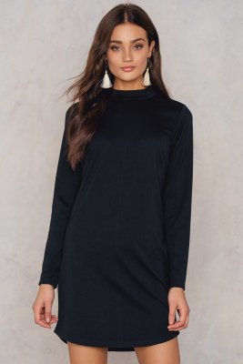 Svart Klänning Lisa Polodress Rut & Circle