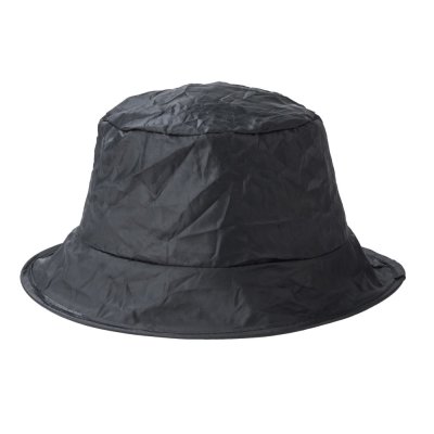 Vikbar Svart Regnhatt