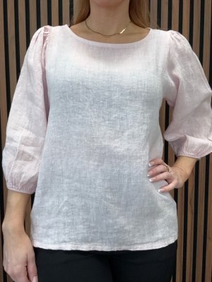 Gemini - Xana Rosa Linneblus Halvlång Ärm