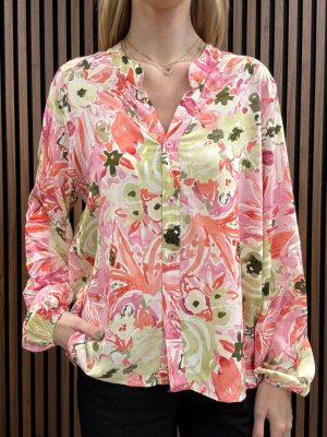 Gemini - Millan Blommig Blus Rosa