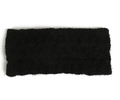 Svart Stickat Pannband