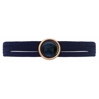 Armband Blå Mocka Dansk Smykkekunst