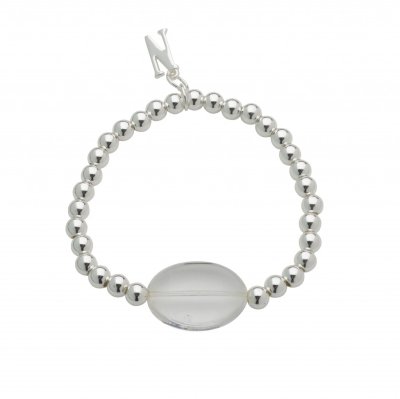 Elastiskt Silverarmband Silvia Nora Norway