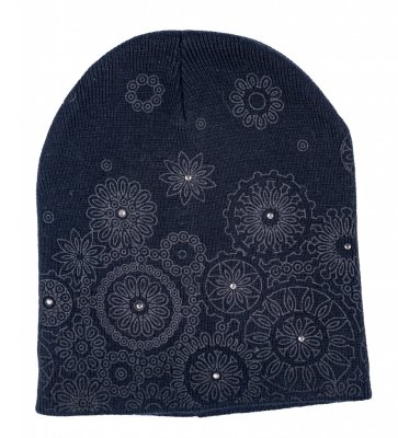 Blå mössa beanie